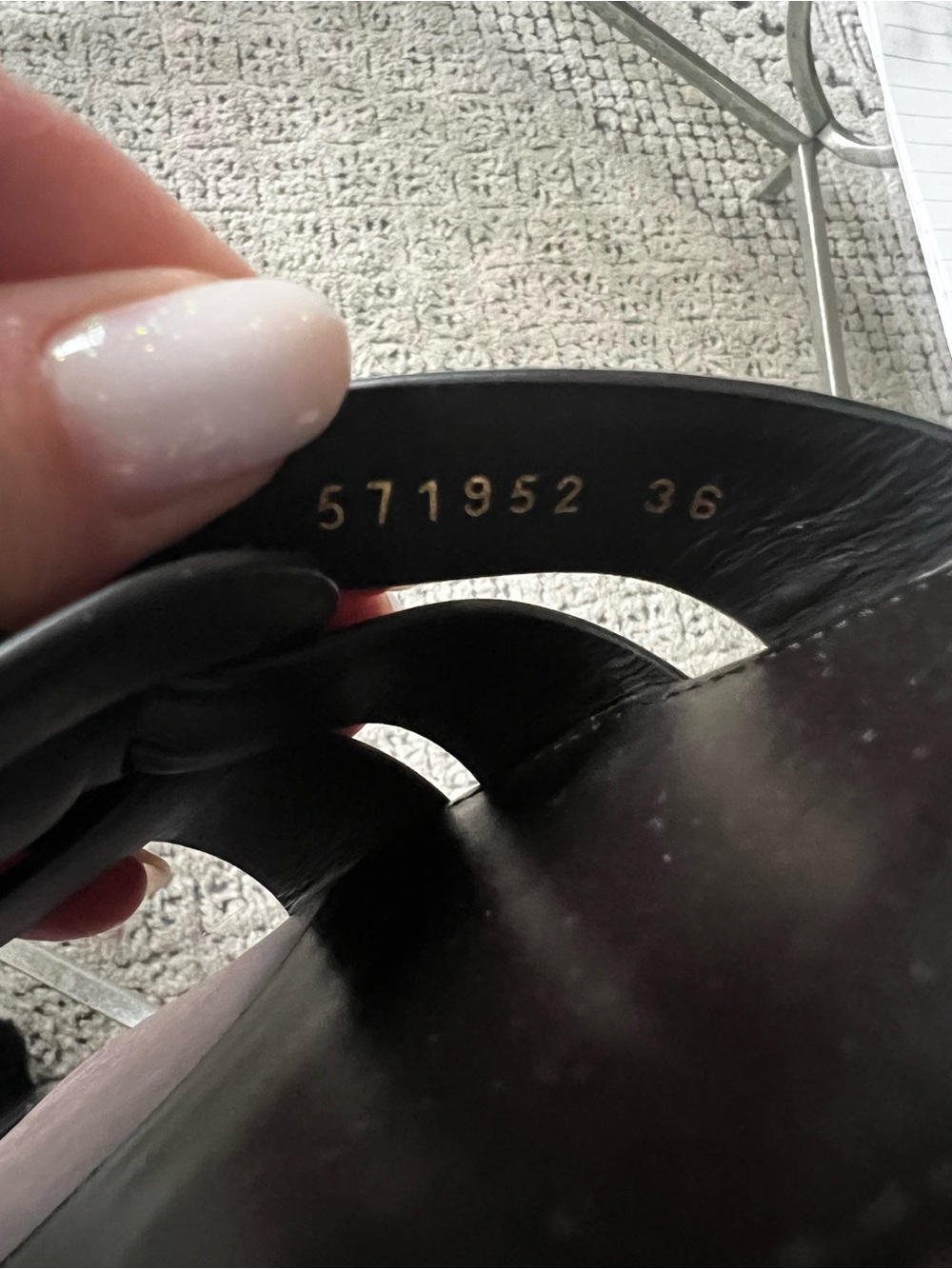 New Saint Laurent Paris Tribute slide sandals size 36 - Picture 5 of 7